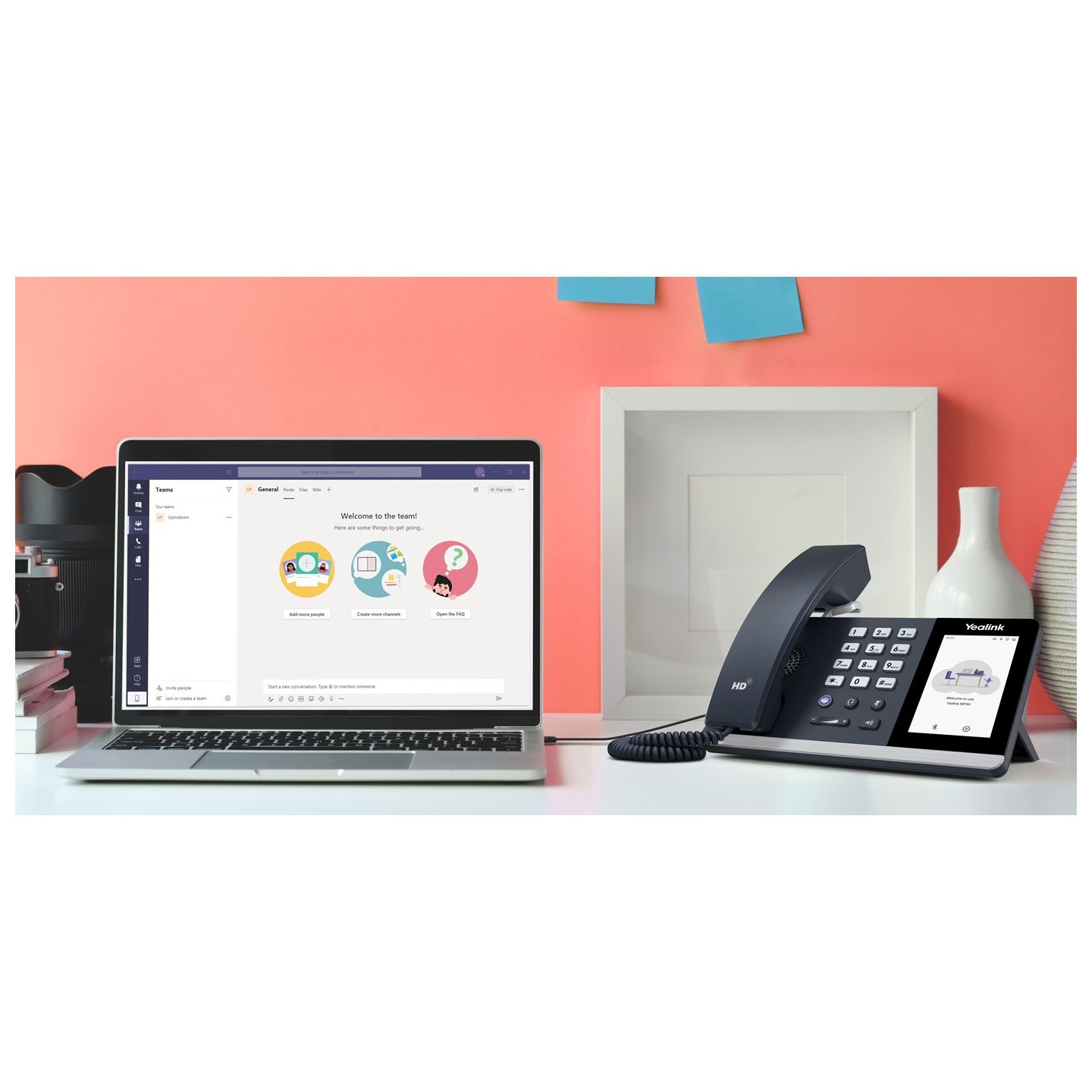 Yealink MS Teams USB Phone for PC & Smartphone with Bluetooth & USB Hub - MP50 - TEAMS — Buy in Cyprus with Fast Delivery