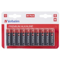 Buy Verbatim AA Batteries - Alkaline - 20pcs in Cyprus, Nicosia, Limassol, Larnaka, Pafos