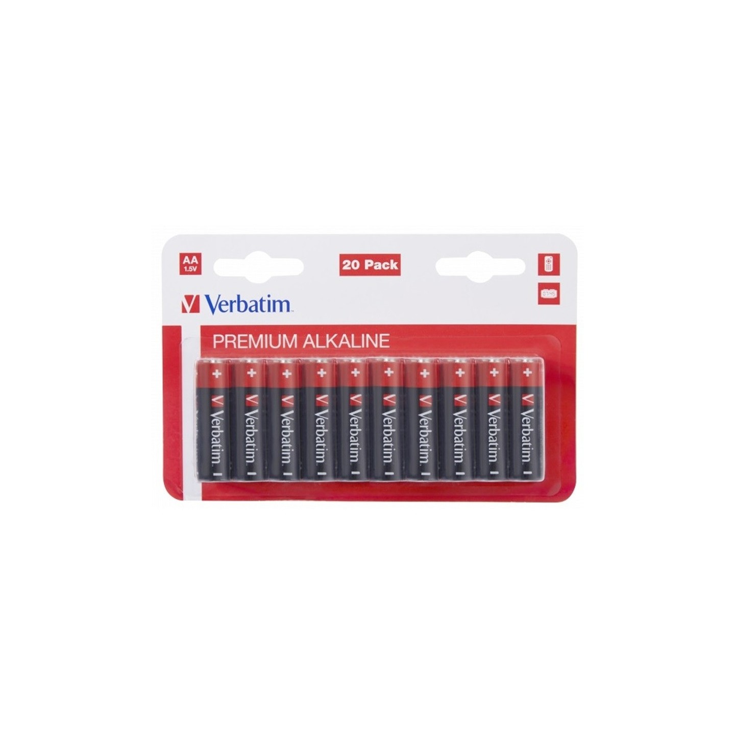 Verbatim AA Batteries - Alkaline - 20pcs — Buy in Cyprus with Fast Delivery