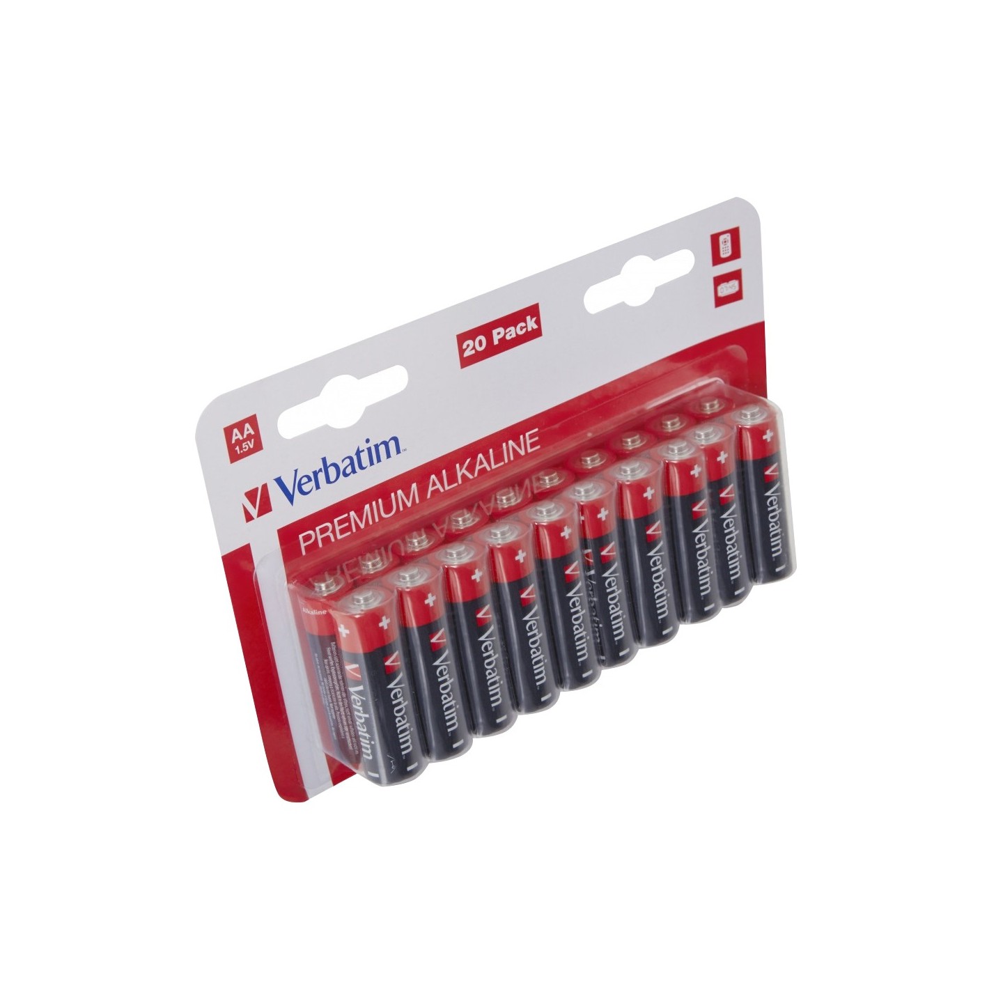 Verbatim AA Batteries - Alkaline - 20pcs — Buy in Cyprus with Fast Delivery