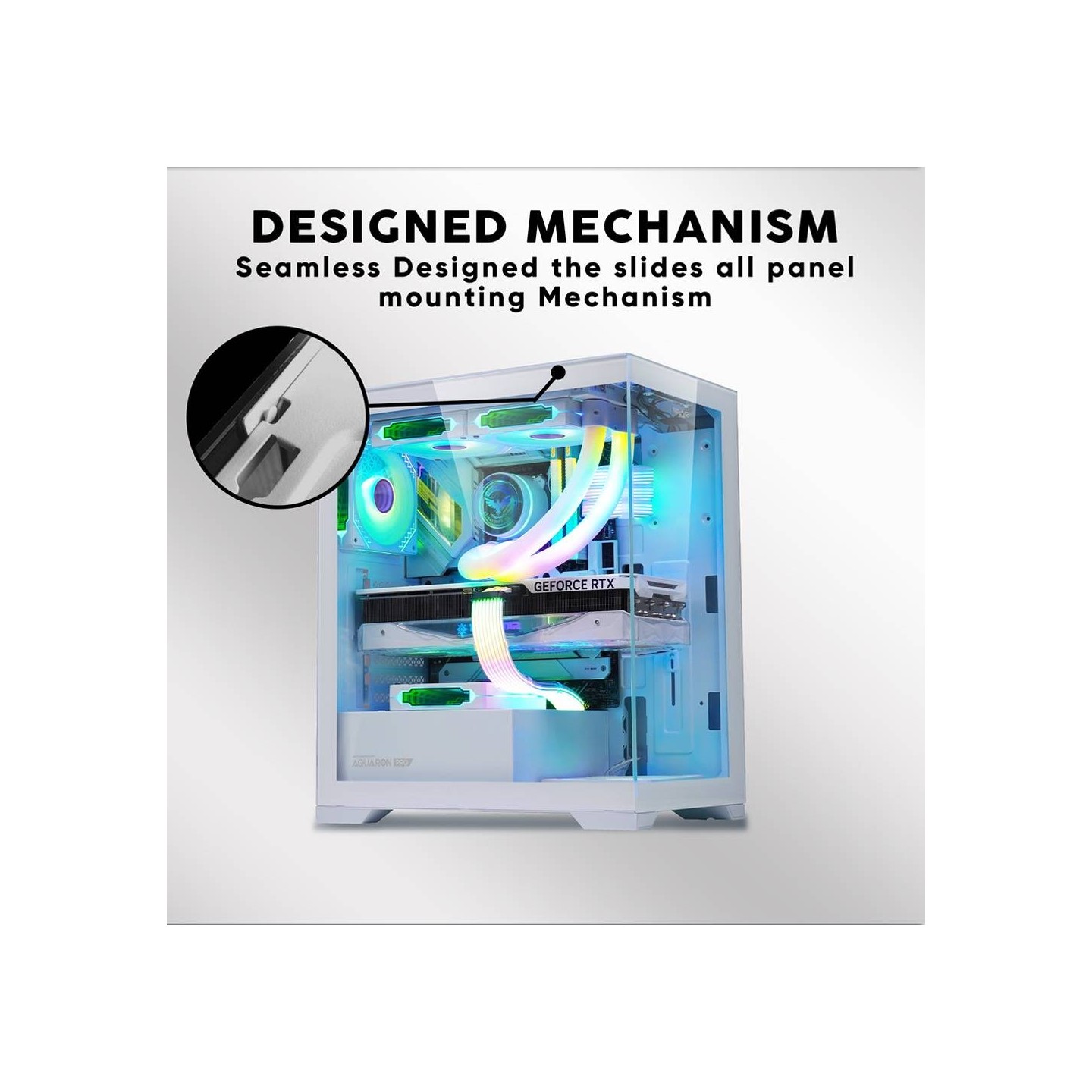 Armaggeddon Aquaron Pro ATX Gaming Case White (Boxed) — Buy in Cyprus with Fast Delivery