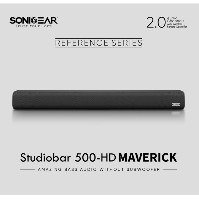 Buy SonicGear Maverick 100W HiFi DSP Soundbar BT-USB-HDMI - STUDIOBAR 500HD - Ma... in Cyprus, Nicosia, Limassol, Larnaka, Pafos