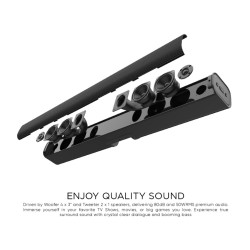 Buy SonicGear Maverick 100W HiFi DSP Soundbar BT-USB-HDMI - STUDIOBAR 500HD - Ma... in Cyprus, Nicosia, Limassol, Larnaka, Pafos