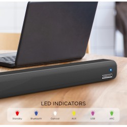 Buy SonicGear Maverick 100W HiFi DSP Soundbar BT-USB-HDMI - STUDIOBAR 500HD - Ma... in Cyprus, Nicosia, Limassol, Larnaka, Pafos