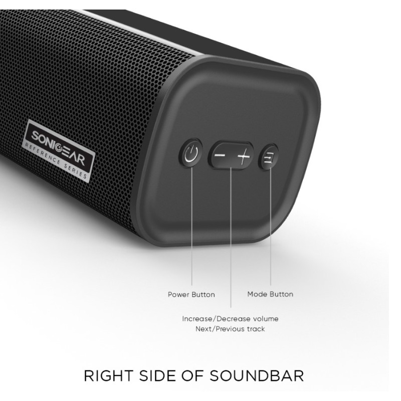 Buy SonicGear Maverick 100W HiFi DSP Soundbar BT-USB-HDMI - STUDIOBAR 500HD - Ma... in Cyprus, Nicosia, Limassol, Larnaka, Pafos