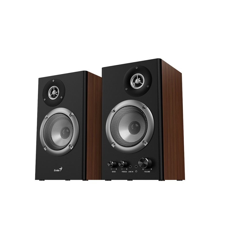 Buy Genius PC Speakers - SP-HF1200B - 2.0 PC Speakers 36W RMS Wood in Cyprus, Nicosia, Limassol, Larnaka, Pafos
