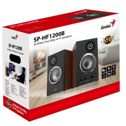 Buy Genius PC Speakers - SP-HF1200B - 2.0 PC Speakers 36W RMS Wood in Cyprus, Nicosia, Limassol, Larnaka, Pafos
