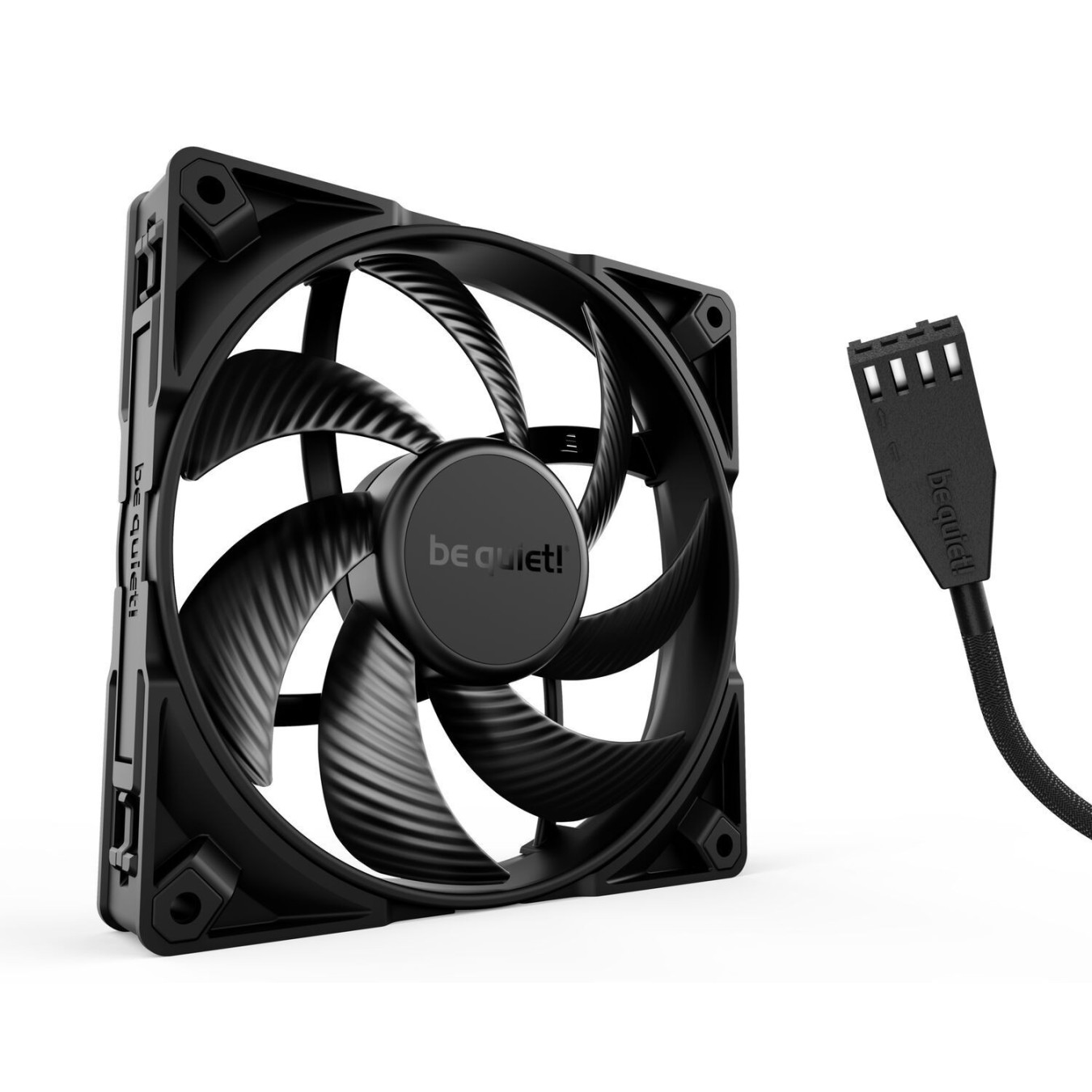 Be Quiet SilentWings PRO 4 140mm PWM - Black, 4-pin PWM, 2400 RPM — Buy in Cyprus with Fast Delivery