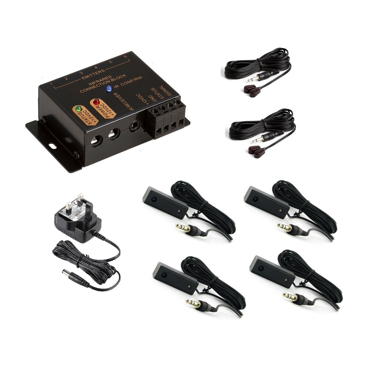 DigitMX IR Extender Kit 4IN 4OUT - DMX-IRM300 - IR Extender Kit 4IN 4OUT — Buy in Cyprus with Fast Delivery