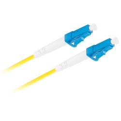 Buy Lanberg Fiber Optic Patch Cord - SM LC UPC-LC UPC Simplex LSZH 1.0m in Cyprus, Nicosia, Limassol, Larnaka, Pafos
