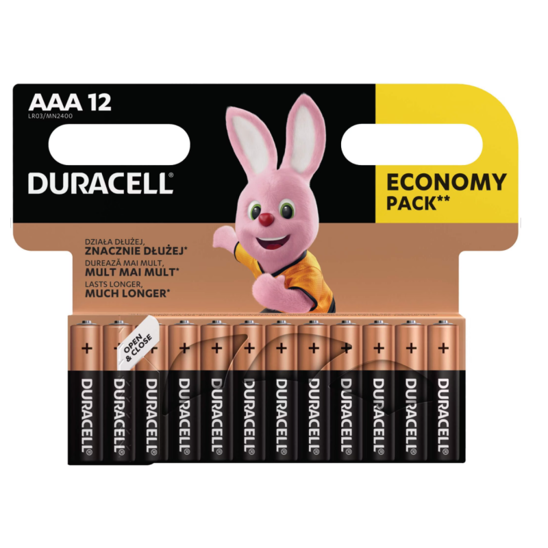 Buy Duracell Alkaline AAA - (12pcs) Basic in Cyprus, Nicosia, Limassol, Larnaka, Pafos