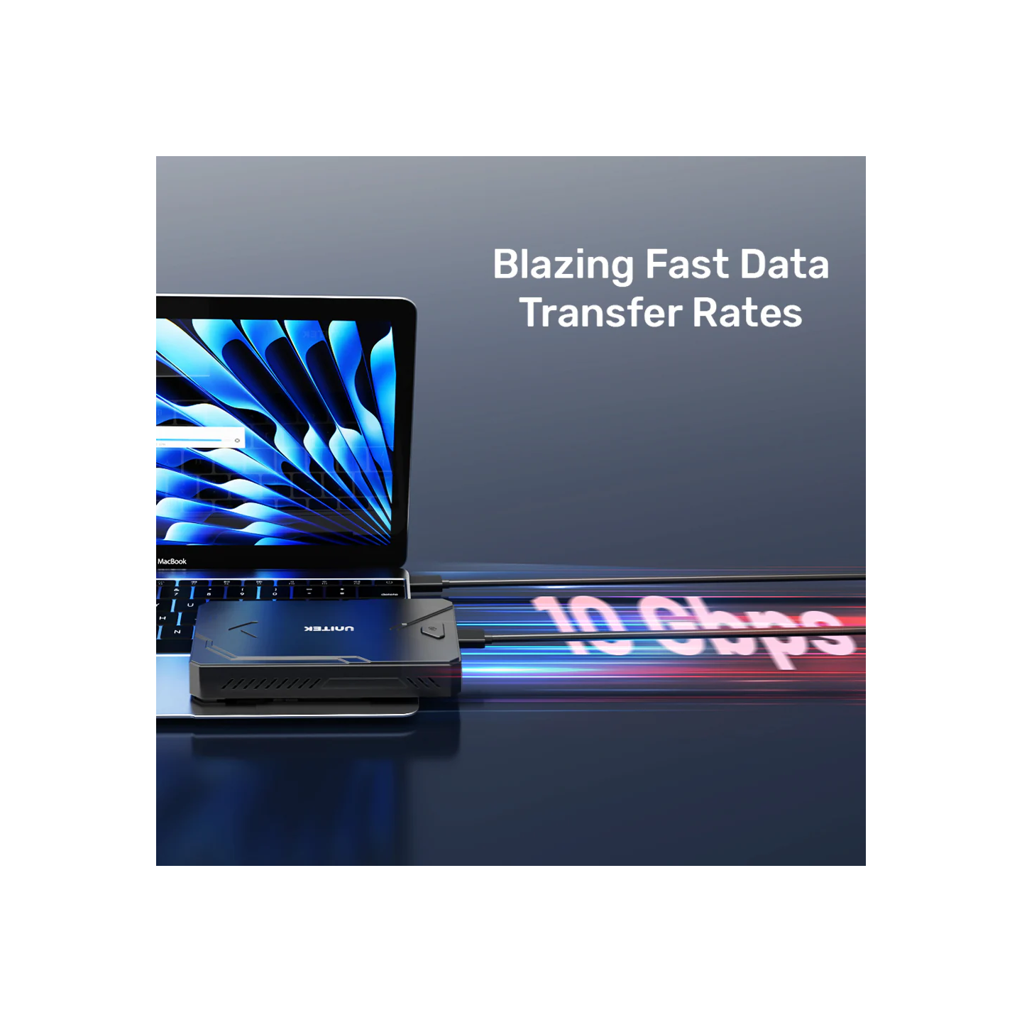 Unitek USB-C M.2 NVMe & 2.5'' SATA 10Gbps Dual Enclosure - S1229C - USB-C M.2 NVMe & 2.5'' SATA 10Gbps Dual Enclosure