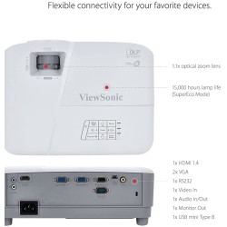 Buy Viewsonic Projector - PA503S - SVGA DLP Projector 4000 Lumens in Cyprus, Nicosia, Limassol, Larnaka, Pafos