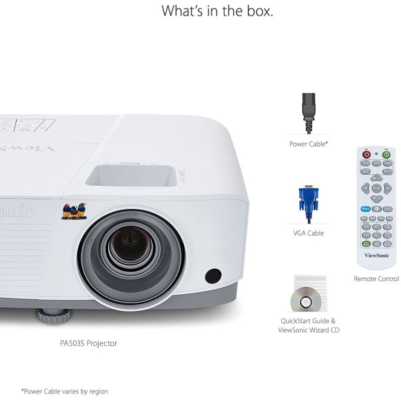 Buy Viewsonic Projector - PA503S - SVGA DLP Projector 4000 Lumens in Cyprus, Nicosia, Limassol, Larnaka, Pafos