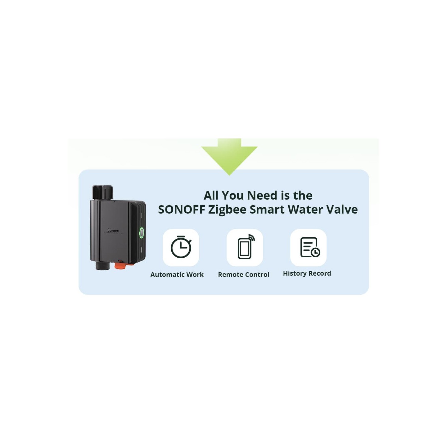 Sonoff ZigBee Smart Water Valve - SWV-BSP - irrigation System — Buy in Cyprus with Fast Delivery
