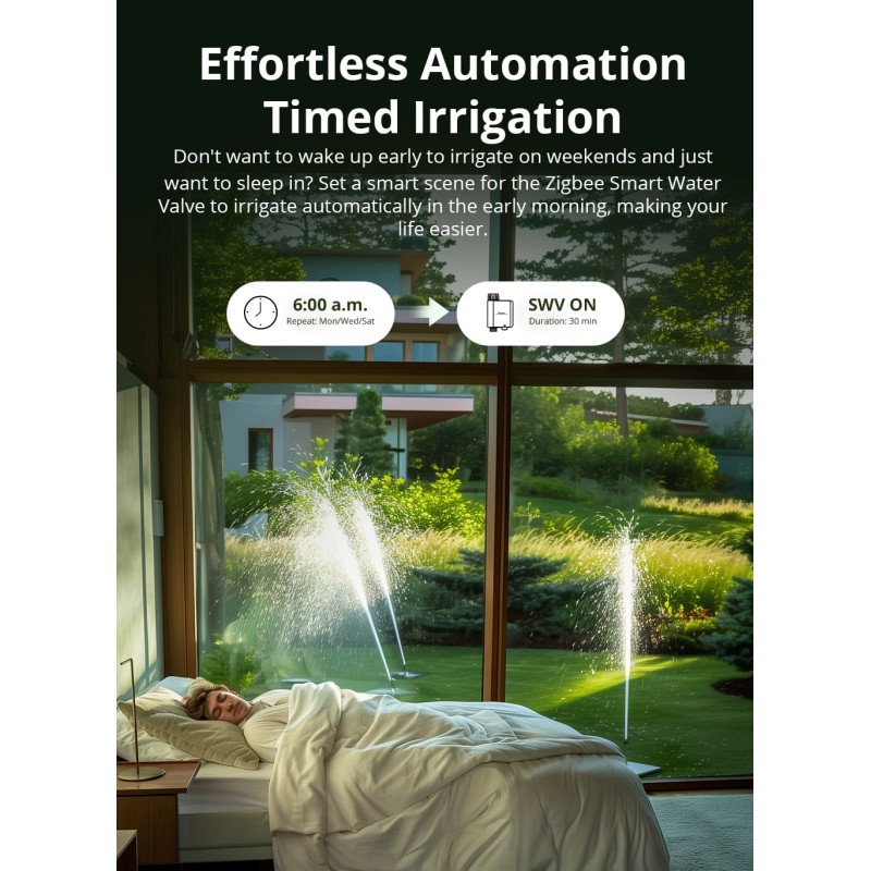 Buy Sonoff ZigBee Smart Water Valve - SWV-BSP - irrigation System in Cyprus, Nicosia, Limassol, Larnaka, Pafos