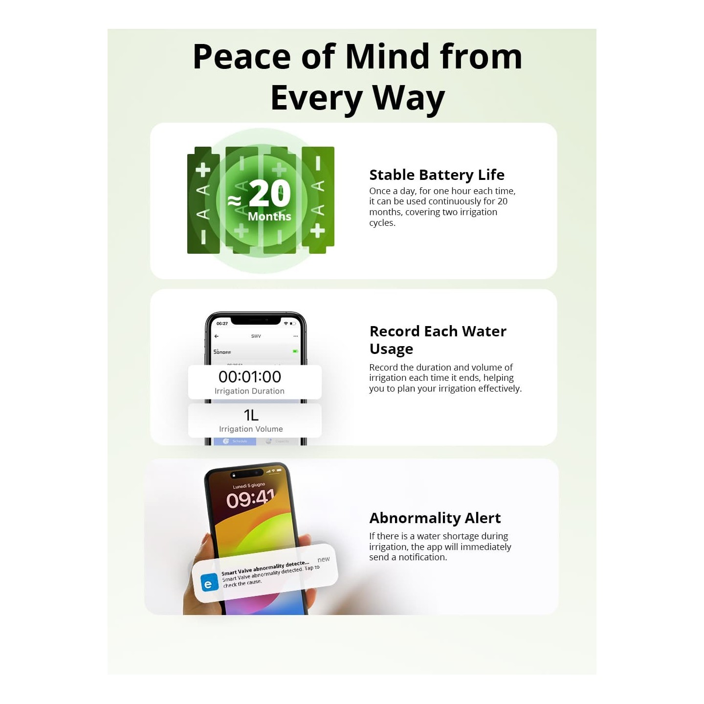 Sonoff ZigBee Smart Water Valve - SWV-BSP - irrigation System — Buy in Cyprus with Fast Delivery