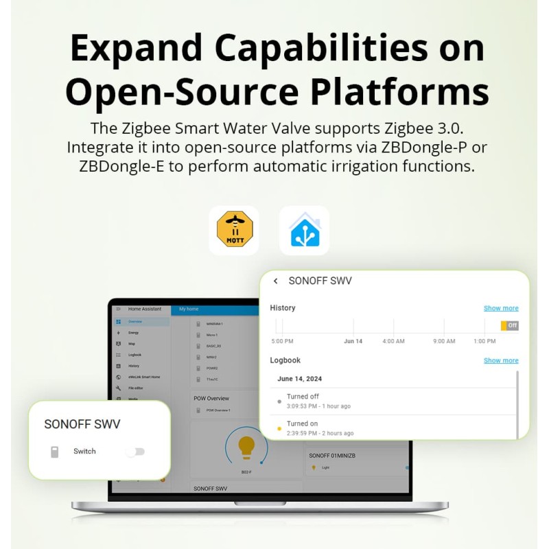 Buy Sonoff ZigBee Smart Water Valve - SWV-BSP - irrigation System in Cyprus, Nicosia, Limassol, Larnaka, Pafos