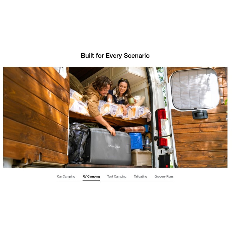 Buy EcoFlow (UK) Portable Solar Fridge - GLACIER 45L - not including battery in Cyprus, Nicosia, Limassol, Larnaka, Pafos