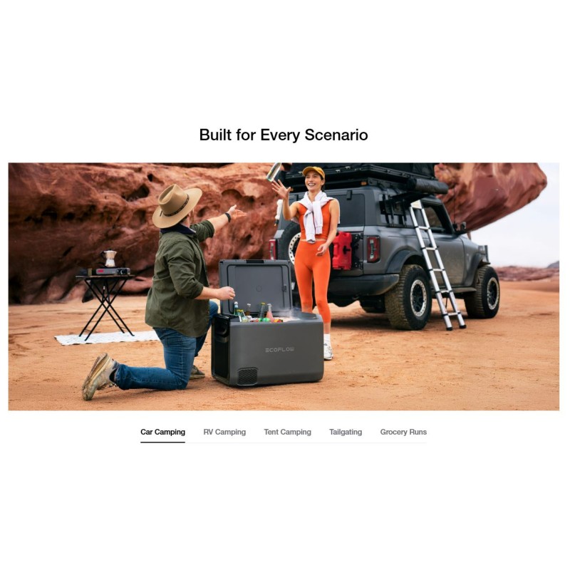 Buy EcoFlow (UK) Portable Solar Fridge - GLACIER 45L - not including battery in Cyprus, Nicosia, Limassol, Larnaka, Pafos