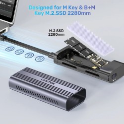 Buy Unitek USB-C NVME PCIe Enclosure USB4.0 40Gbps - S1226A - USB-C, NVME, PCIe ... in Cyprus, Nicosia, Limassol, Larnaka, Pafos