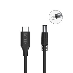 Buy Unitek UCL USB-C to DC Cable - C14116BK - 1.8 m, 65W PD, for Toshiba-Asus, 5... in Cyprus, Nicosia, Limassol, Larnaka, Pafos