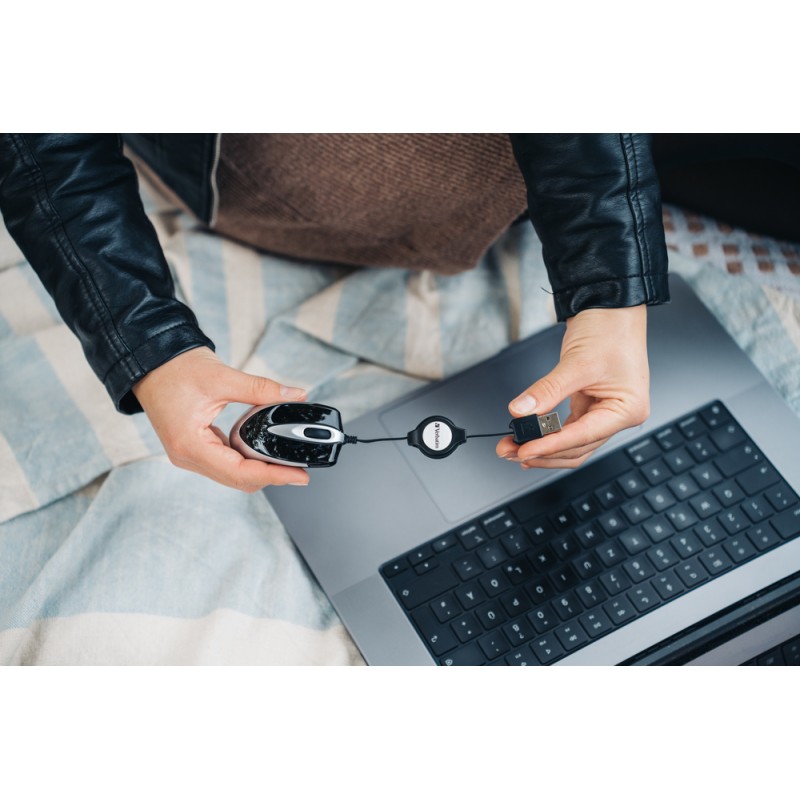 Buy Verbatim Wired Optical Travel Mouse - GO MINI - Black in Cyprus, Nicosia, Limassol, Larnaka, Pafos