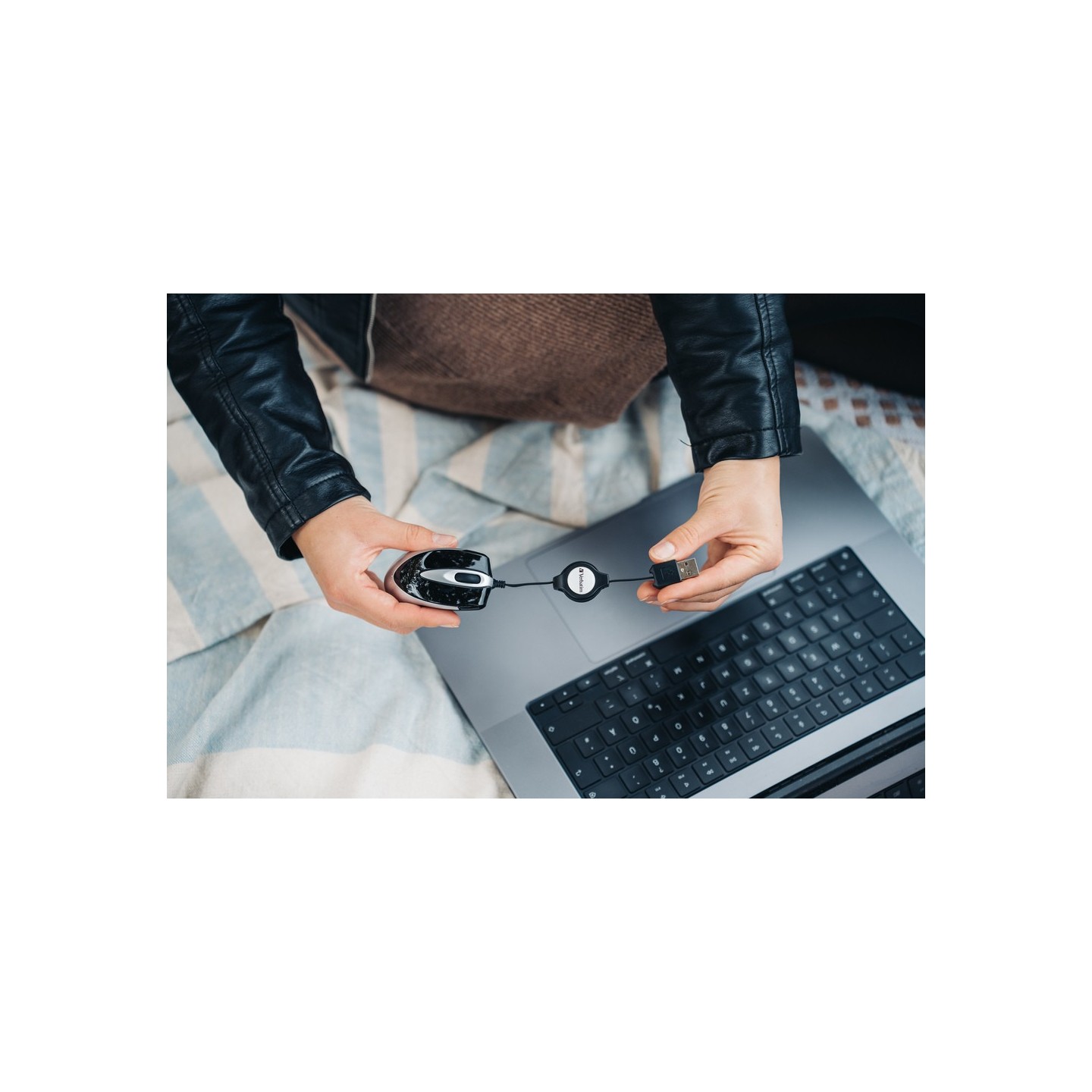 Verbatim GO MINI Wired Optical Travel Mouse - Black (Retail) — Buy in Cyprus with Fast Delivery