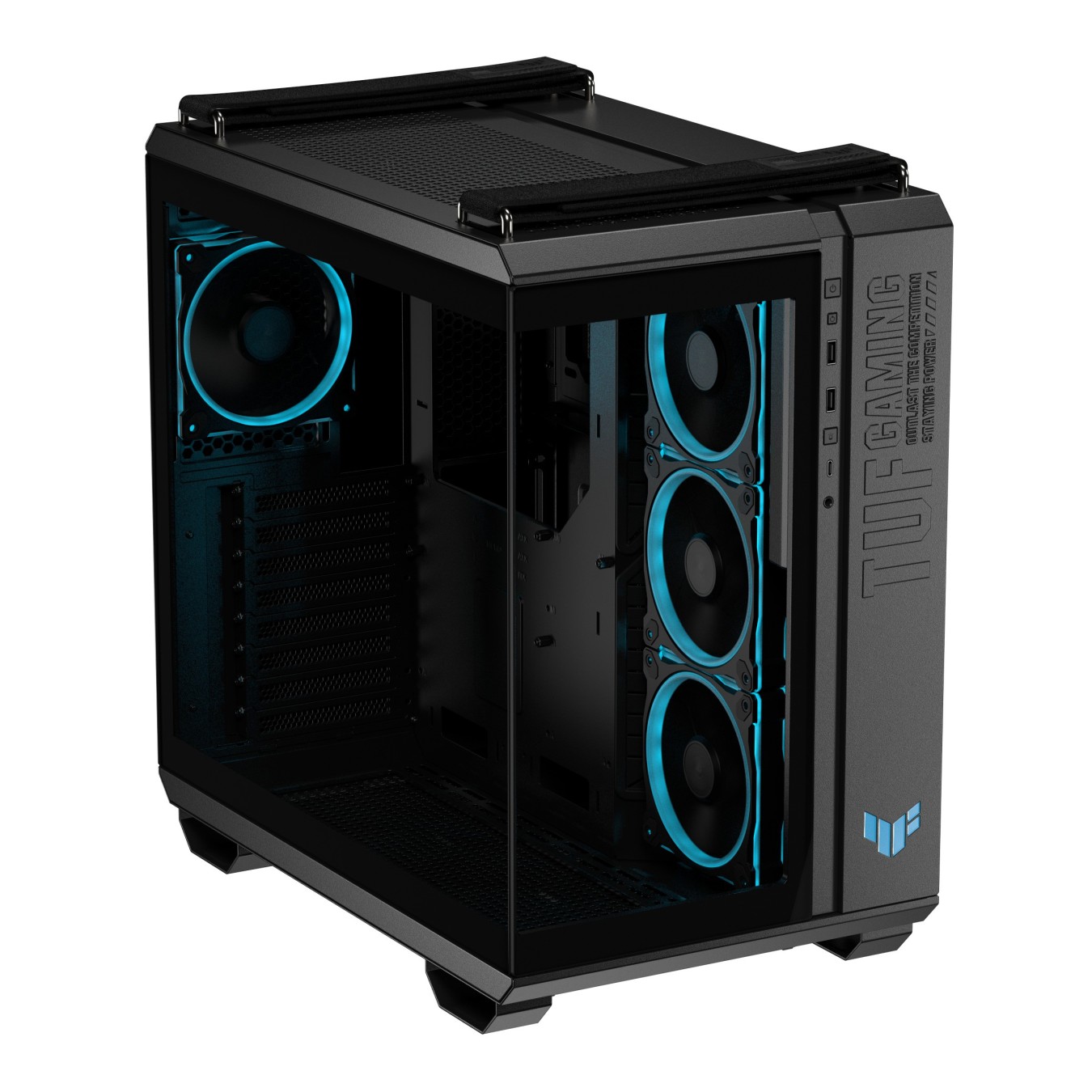ASUS PC Case ATX Tempered Glass 4xARGB Fans TUF GAMING - GT502 - Horizon Black — Buy in Cyprus with Fast Delivery