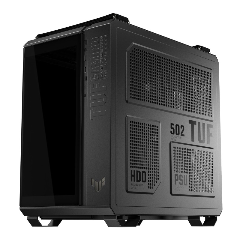 Buy ASUS PC Case ATX Tempered Glass 4xARGB Fans TUF GAMING - GT502 - Horizon Black in Cyprus, Nicosia, Limassol, Larnaka, Pafos