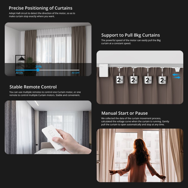 Buy Sonoff ZigBee - ZBCurtain - remote controller included in Cyprus, Nicosia, Limassol, Larnaka, Pafos