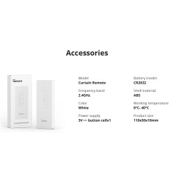 Buy Sonoff ZigBee - ZBCurtain - remote controller included in Cyprus, Nicosia, Limassol, Larnaka, Pafos