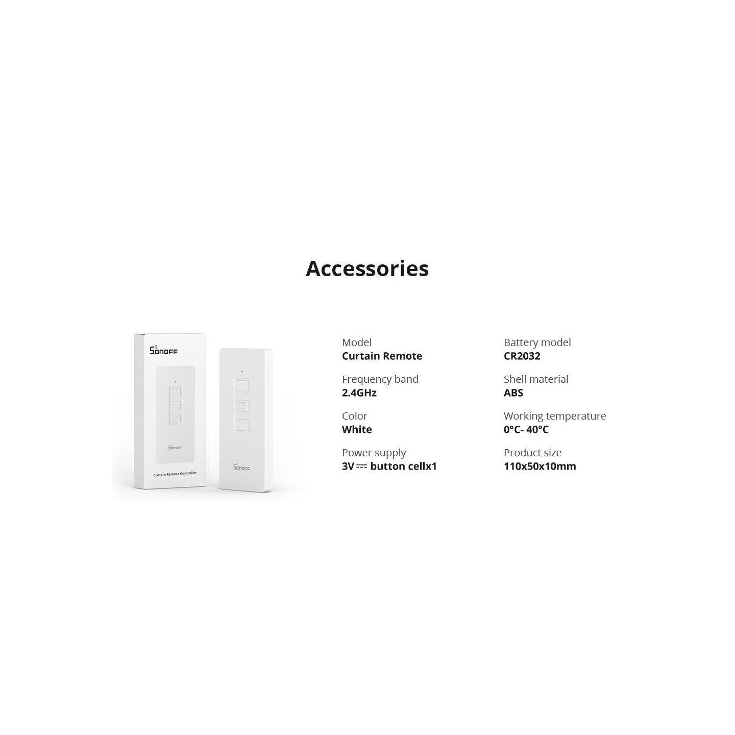 Sonoff ZigBee - ZBCurtain - remote controller included — Buy in Cyprus with Fast Delivery