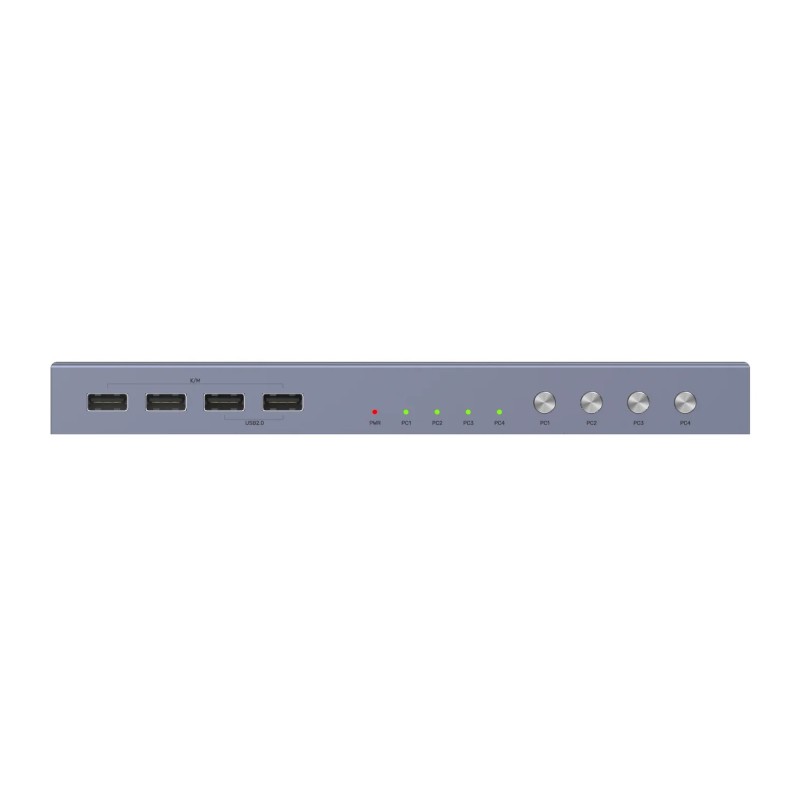 Buy Unitek KVM HDMI 4K60Hz Switch 4-1 with 4-Port USB Hub - V306A - Unitek KVM H... in Cyprus, Nicosia, Limassol, Larnaka, Pafos