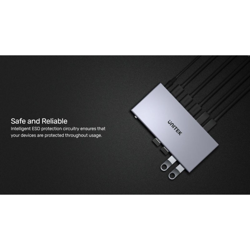 Buy Unitek KVM HDMI 4K60Hz Switch 4-1 with 4-Port USB Hub - V306A - Unitek KVM H... in Cyprus, Nicosia, Limassol, Larnaka, Pafos