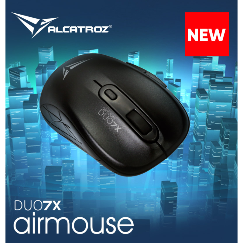 Buy Alcatroz Airmouse Duo - 7X - Wireless BT Mouse Black in Cyprus, Nicosia, Limassol, Larnaka, Pafos