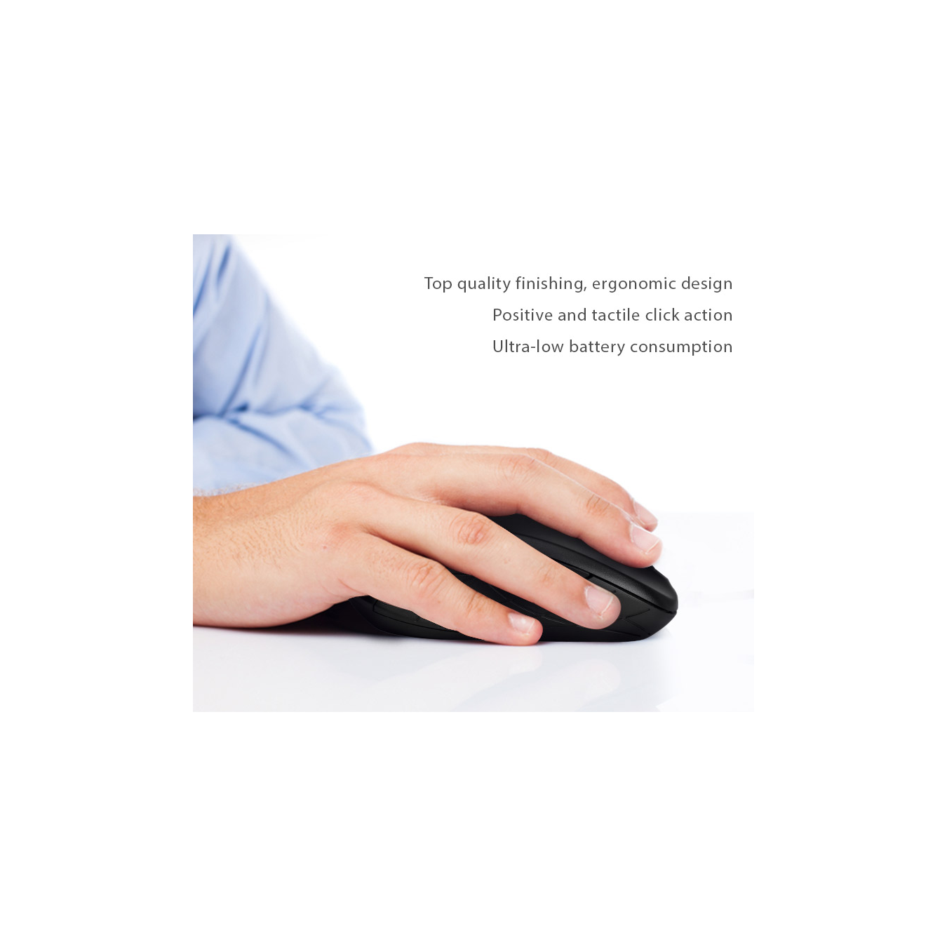 Alcatroz Airmouse Duo 7X Wireless Bluetooth Mouse Black - 1600 CPI (Boxed) — Buy in Cyprus with Fast Delivery