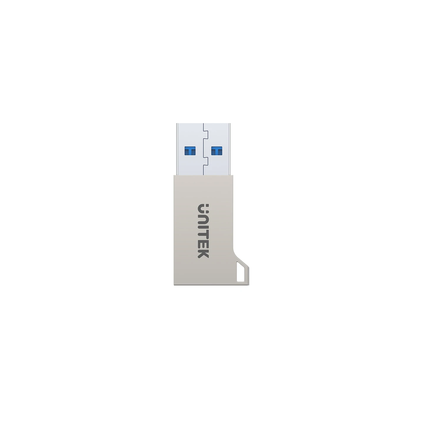 Unitek USB3.1 Type-C Female to Type-A Male 5Gbps Adapter Silver A1034NI — Buy in Cyprus with Fast Delivery
