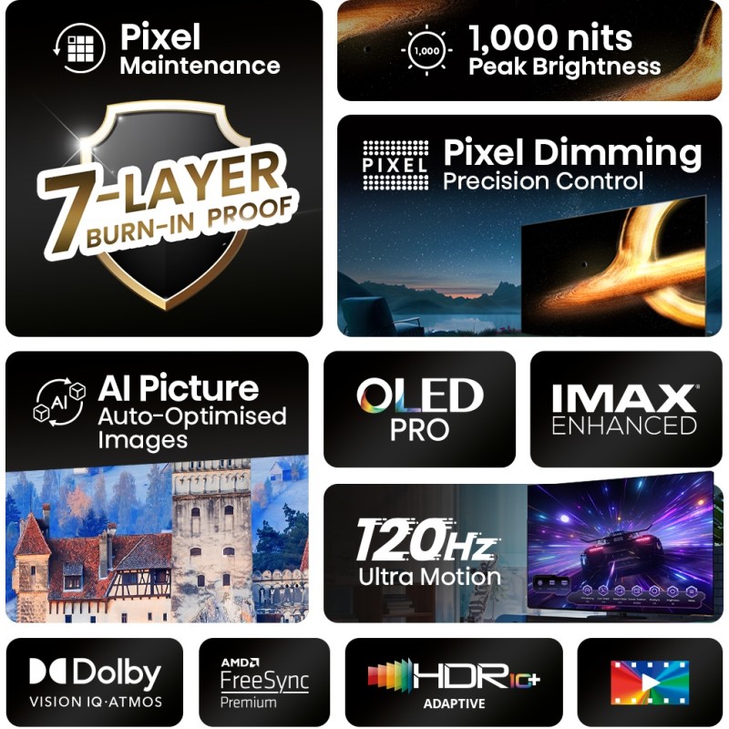 Buy Hisense TV - 65A85N - 65'' 4K Smart OLED 120hz TV in Cyprus, Nicosia, Limassol, Larnaka, Pafos