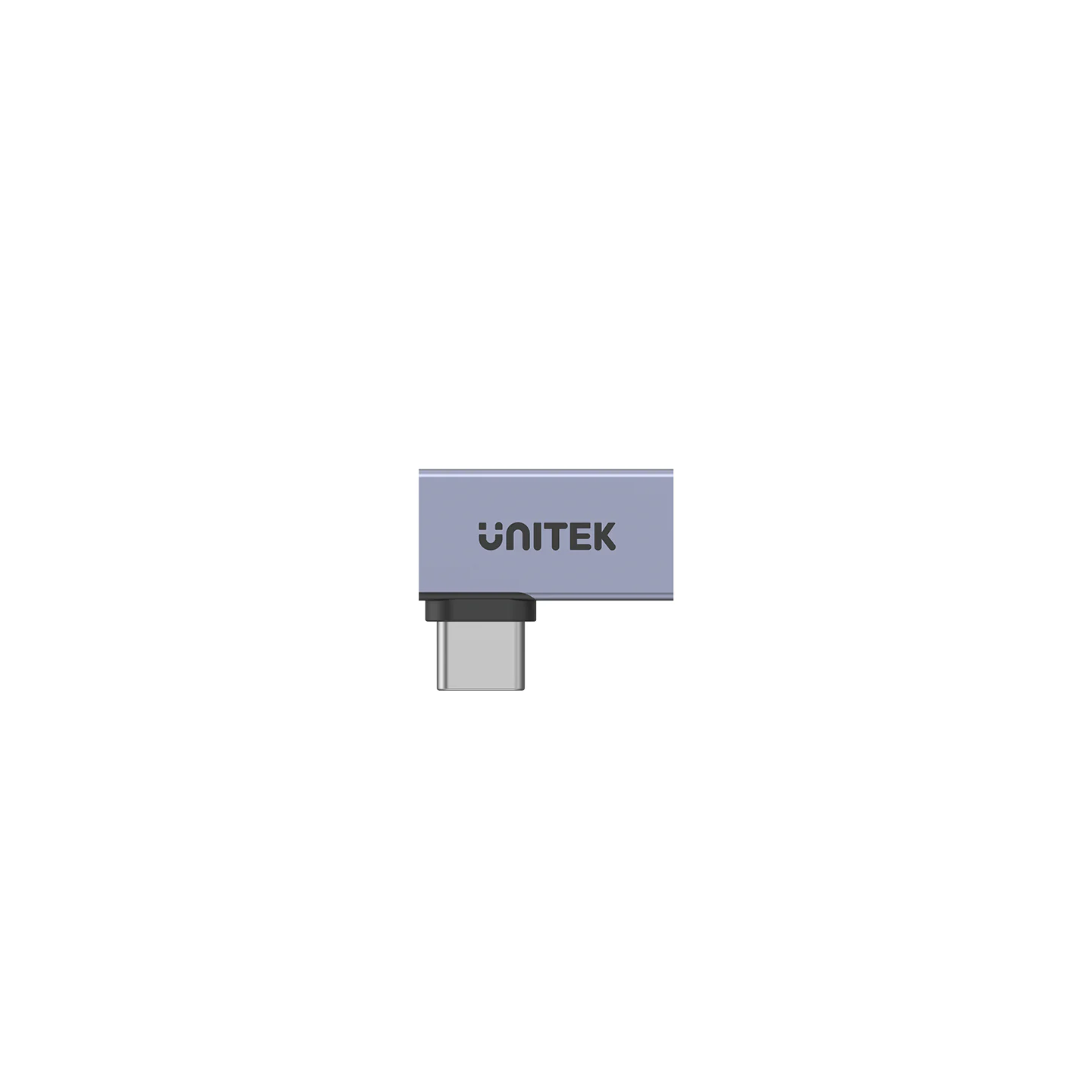 Unitek USB-C 4.0 Male to Female Adaptor - A1040GY - 90 degrees (Side) — Buy in Cyprus with Fast Delivery