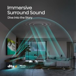 Buy Hisense Soundbar - AX3120G - 3.1.2 CH 360W BT USB Optical DOLBY ATMOS in Cyprus, Nicosia, Limassol, Larnaka, Pafos