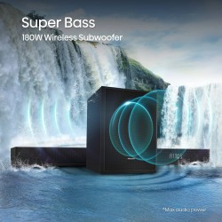 Buy Hisense Soundbar - AX3120G - 3.1.2 CH 360W BT USB Optical DOLBY ATMOS in Cyprus, Nicosia, Limassol, Larnaka, Pafos