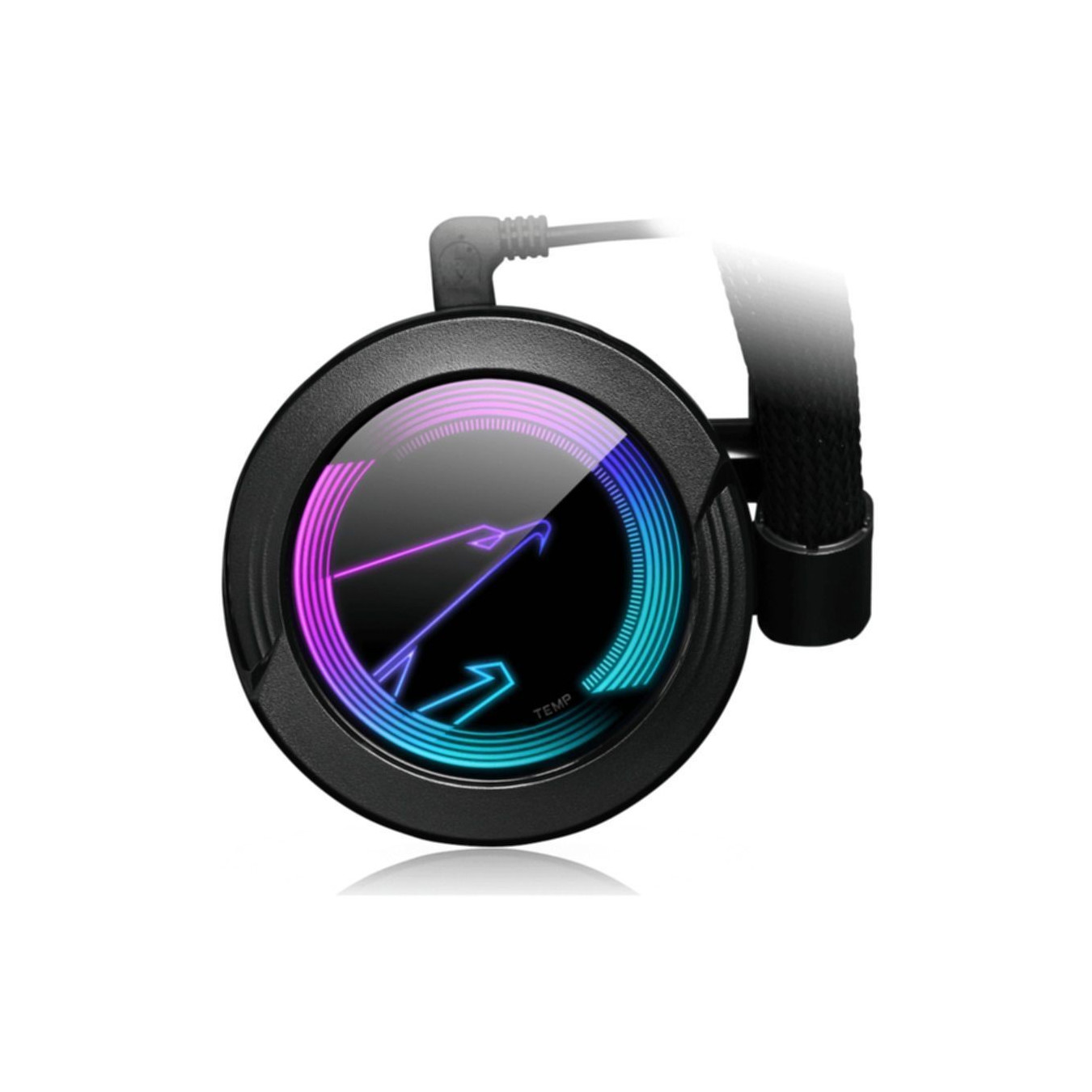 Gigabyte GP-AORUS WATERFORCE 280 - 280mm AIO Liquid CPU Cooler - Black, Dual 140mm Fans, ARGB