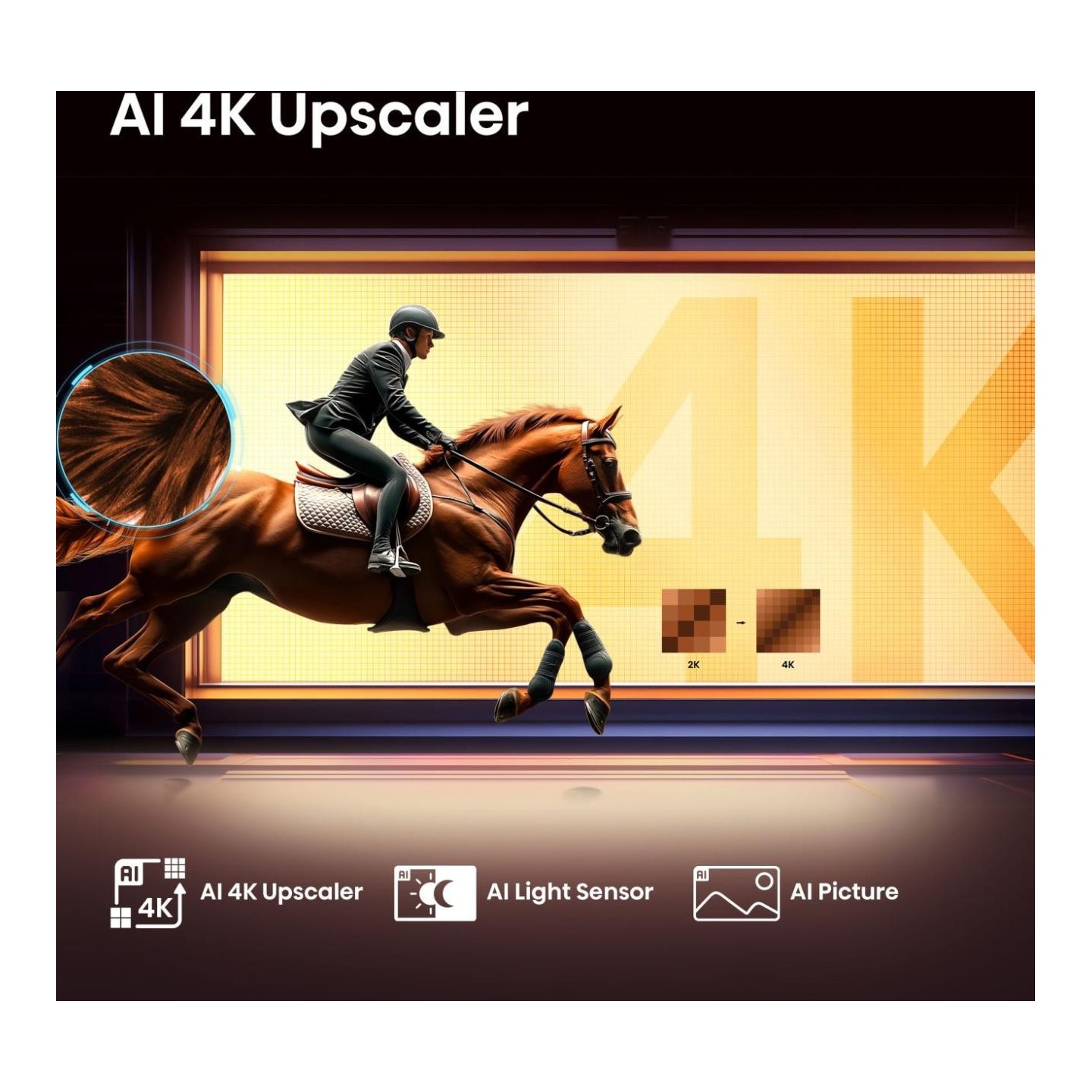 Hisense 65'' 4K Smart QLED TV - 65E7Q - 65'' 4K Smart QLED TV — Buy in Cyprus with Fast Delivery