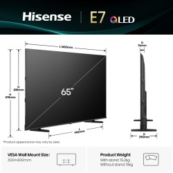 Buy Hisense 65'' 4K Smart QLED TV - 65E7Q - 65'' 4K Smart QLED TV in Cyprus, Nicosia, Limassol, Larnaka, Pafos