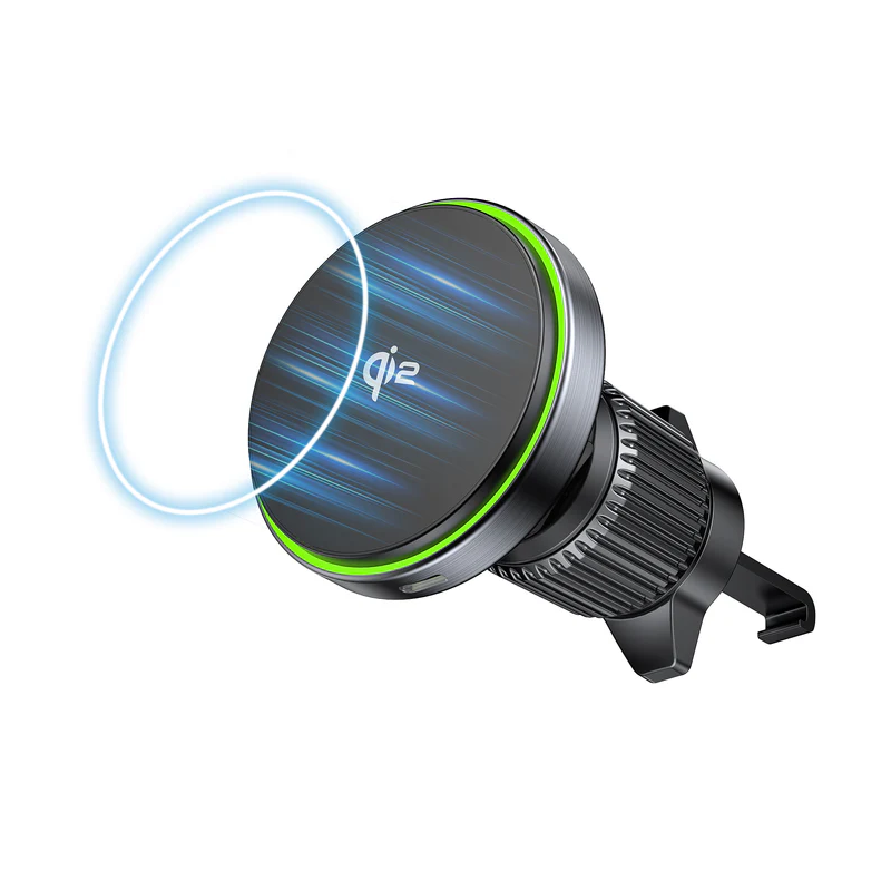Unitek Charge Car Wireless Qi2 Magnetic 15W & AirVent Mount - P1404A - Charge Car Wireless Qi2 Magnetic 15W & AirVent Mount