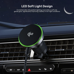 Unitek Charge Car Wireless Qi2 Magnetic 15W & AirVent Mount - P1404A - Charge Car Wireless Qi2 Magnetic 15W & AirVent Mount