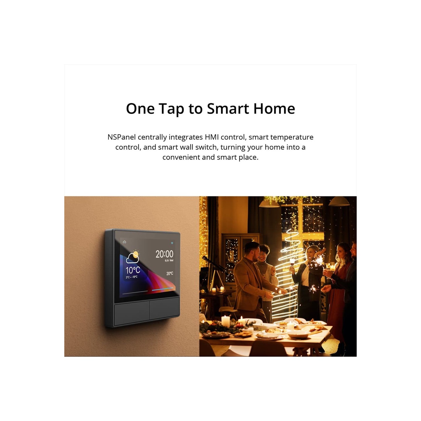 Sonoff NS Panel - touch screen — Buy in Cyprus with Fast Delivery