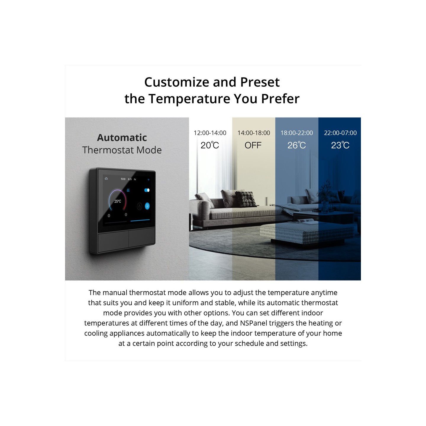 Sonoff NS Panel - touch screen — Buy in Cyprus with Fast Delivery