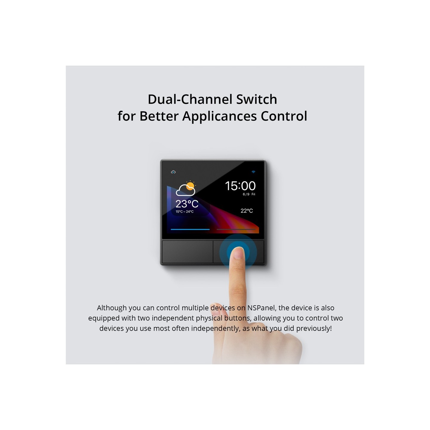 Sonoff NS Panel - touch screen — Buy in Cyprus with Fast Delivery